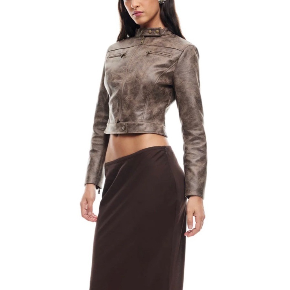 Lioness BELLA Moto Jacket Chocolate